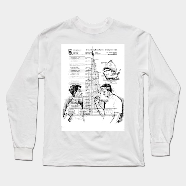 Dubai 2001 Long Sleeve T-Shirt by HeohKim